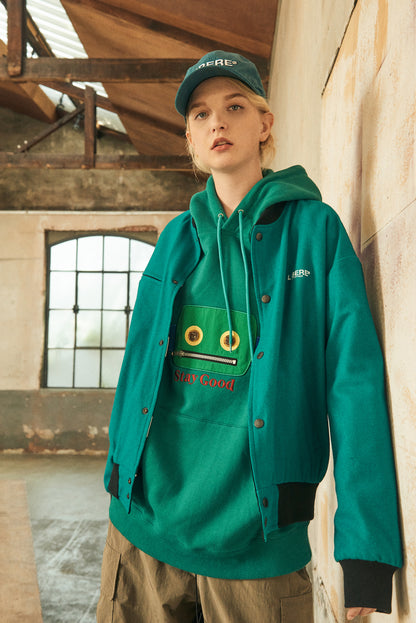 ICON HOODIE/BLUE GREEN