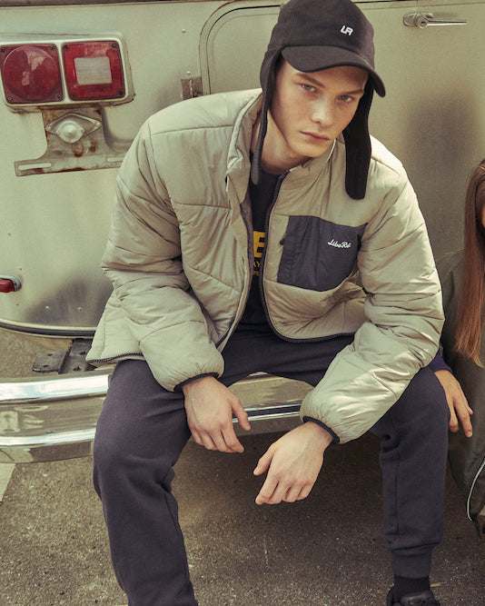 CROP PARKA/GRAY