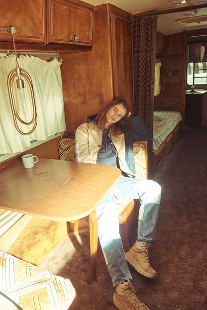 CUT CROP DENIM/LIGHT BLUE