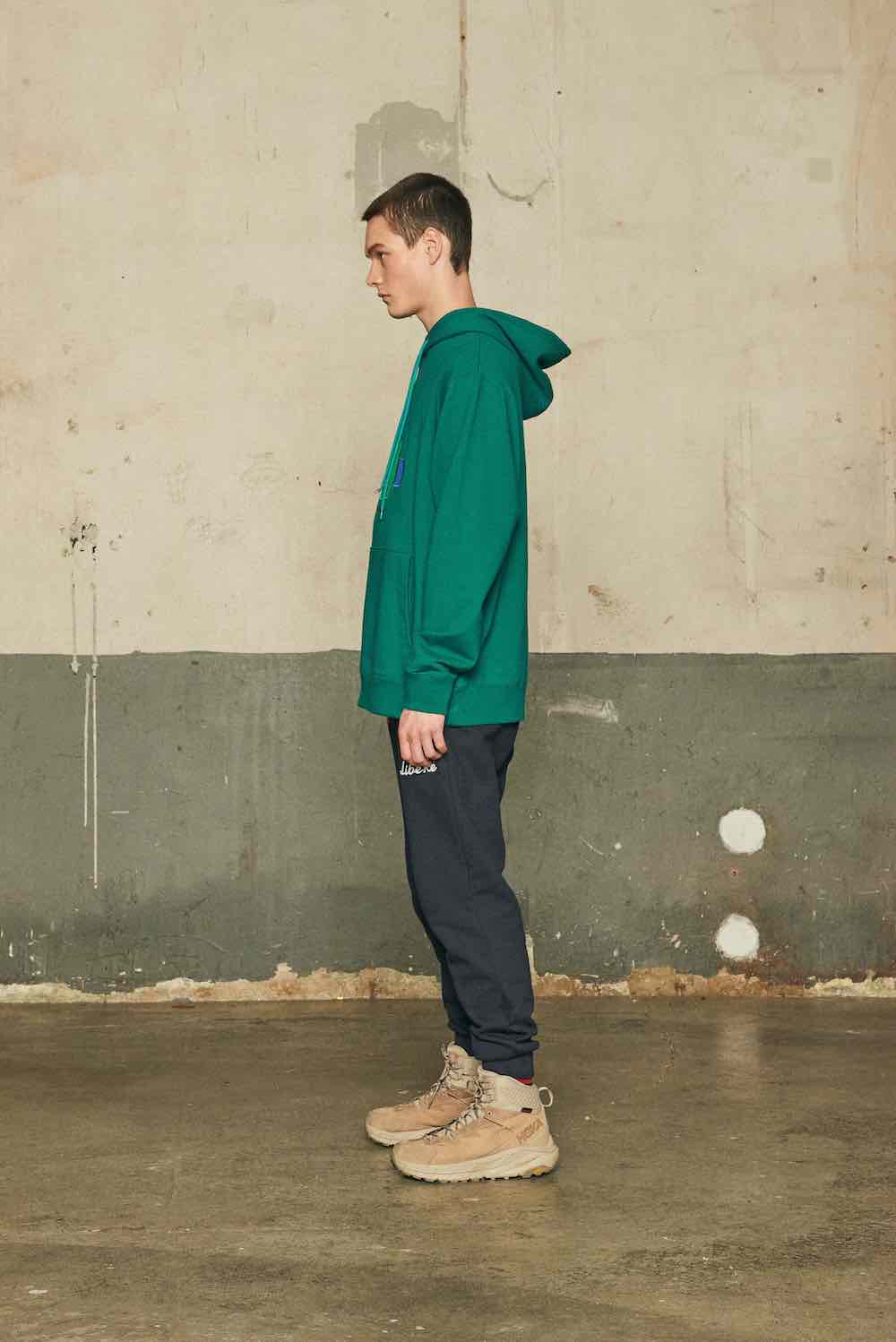 ICON HOODIE/BLUE GREEN