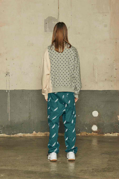 UTILITY CARGO PANTS/BLUE GREEN