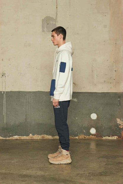 LR POCKET HOODIE/WHITE