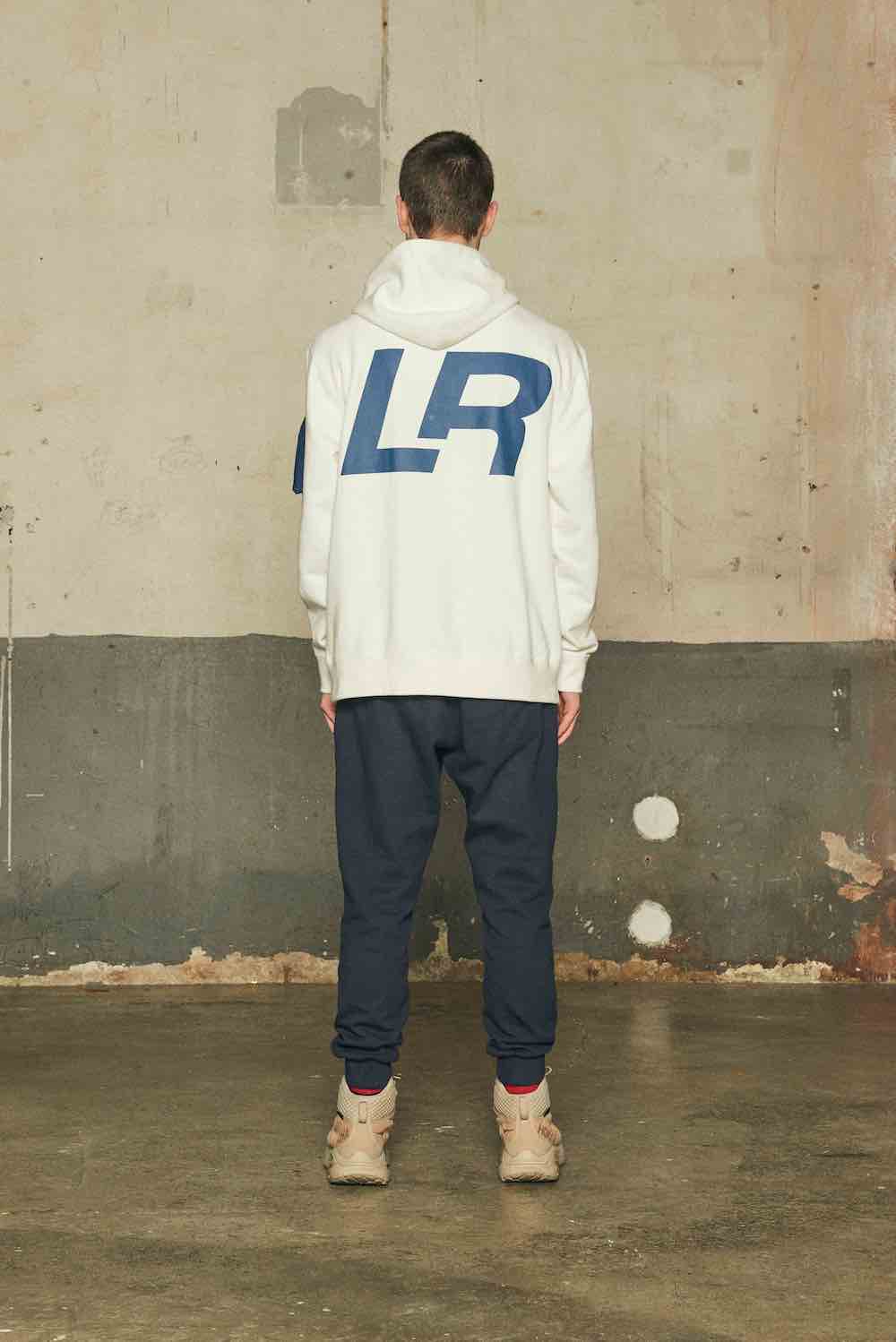 LR POCKET HOODIE/WHITE
