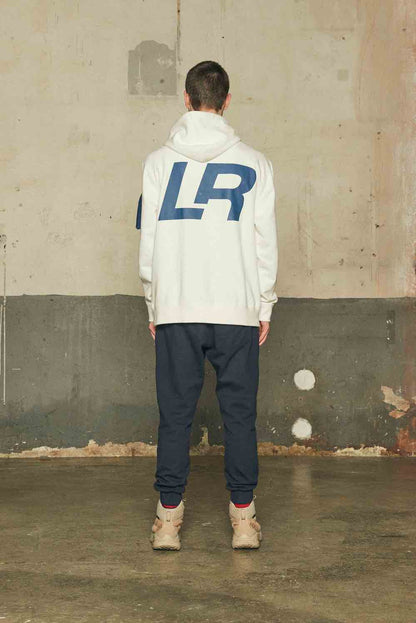 LR POCKET HOODIE/WHITE