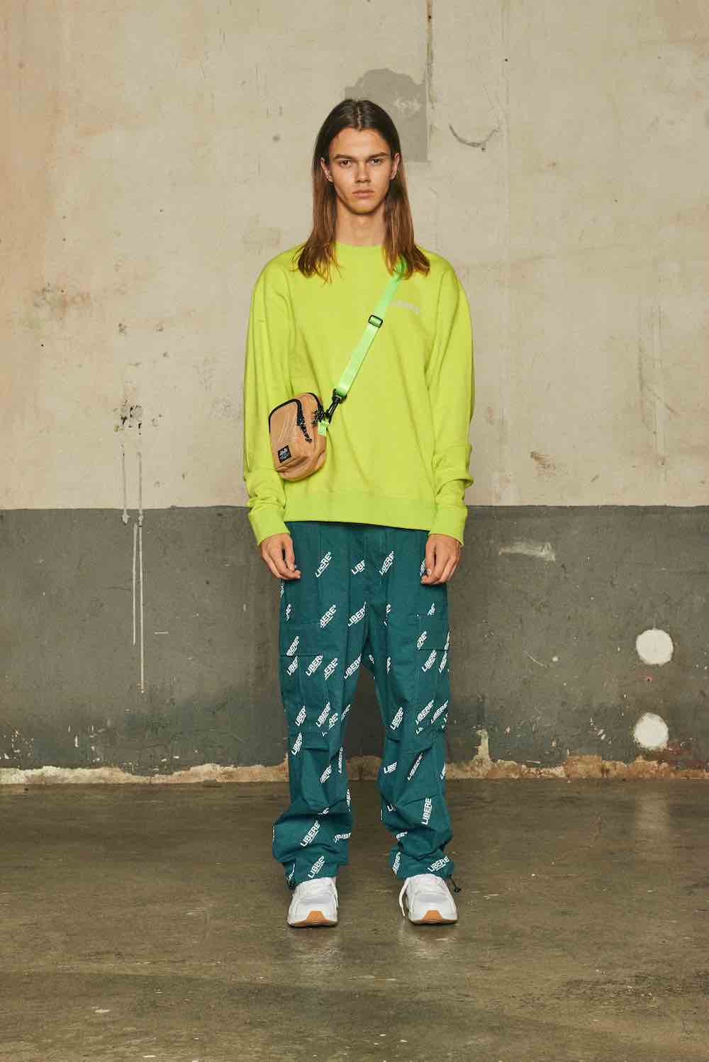 RF LOGO SWEAT/NEON GREEN
