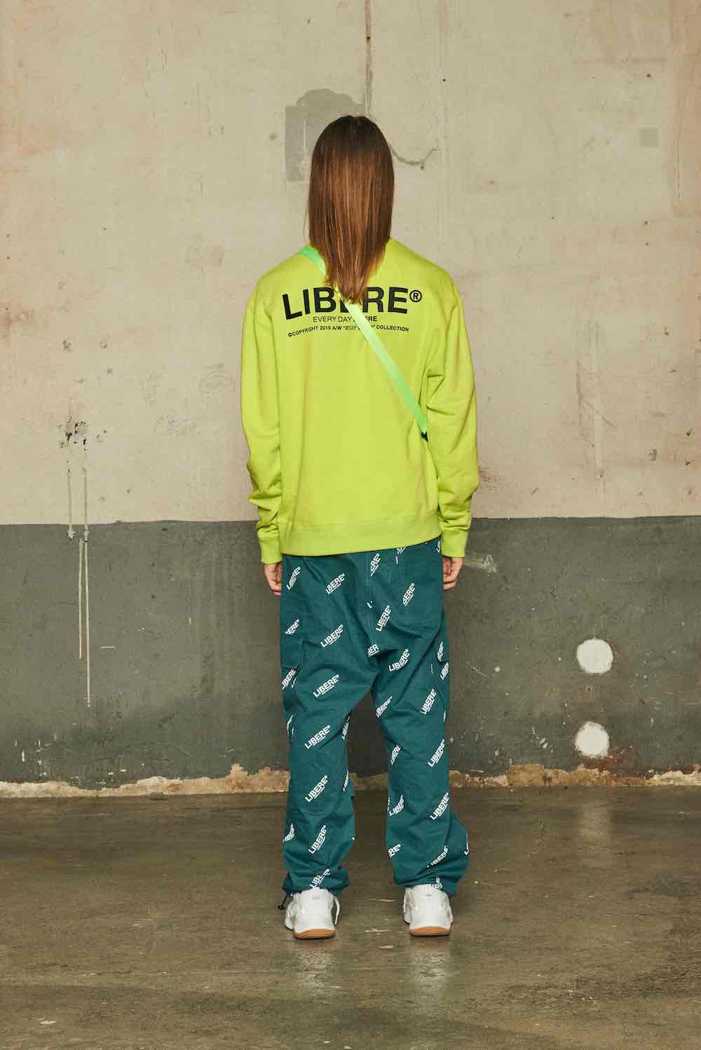 RF LOGO SWEAT/NEON GREEN