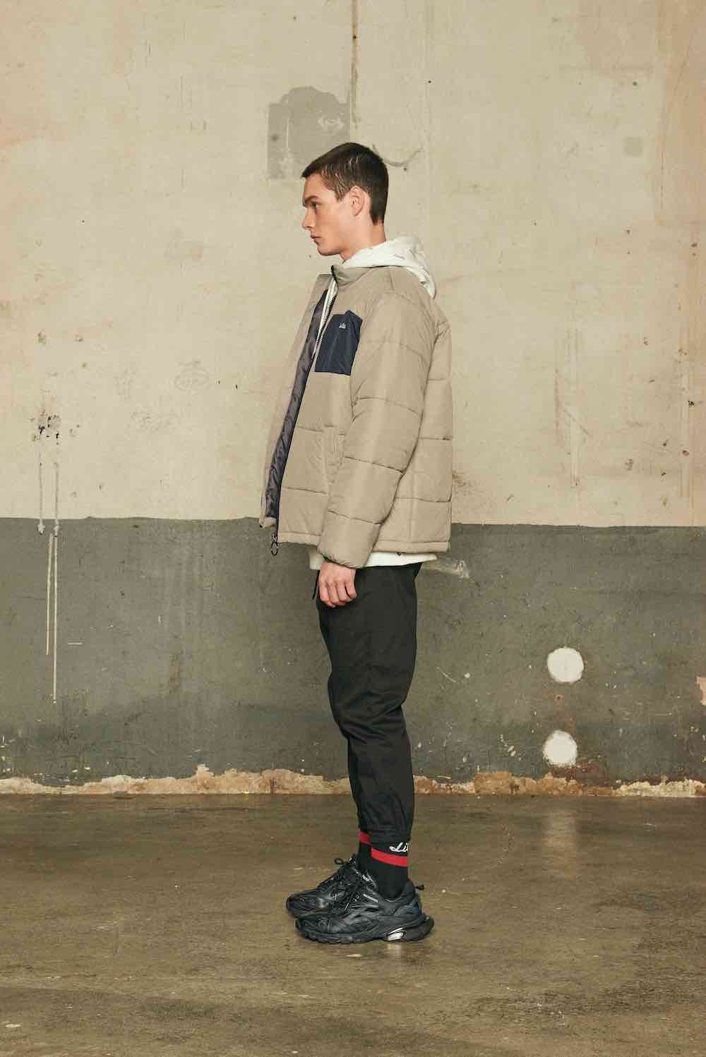 CROP PARKA/GRAY