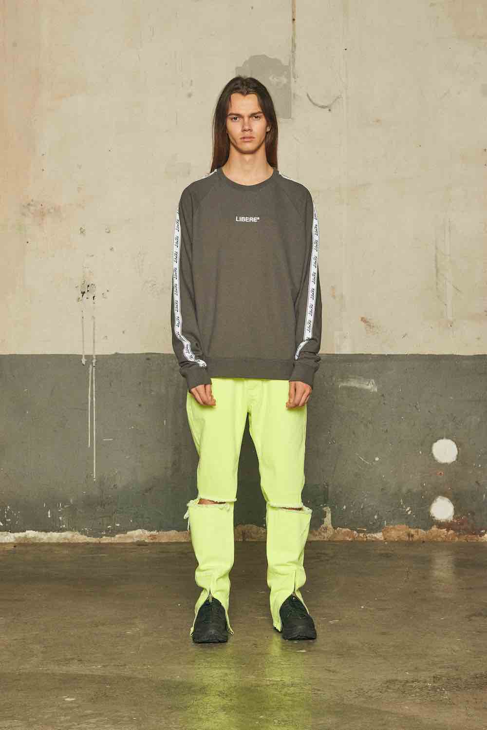 TAPE SWEAT/CHARCOAL