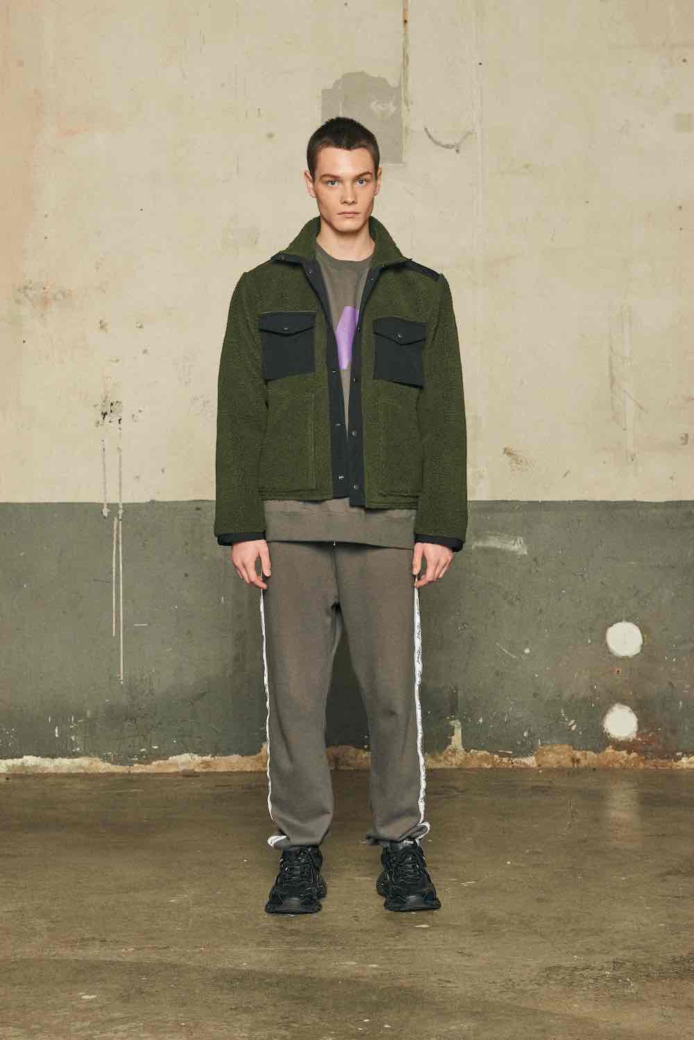 REVERSIBLE WORK JACKET/BLACK×KHAKI