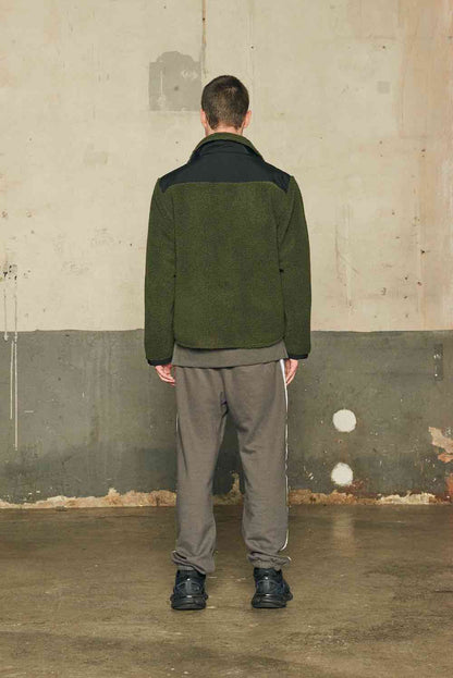 REVERSIBLE WORK JACKET/BLACK×KHAKI