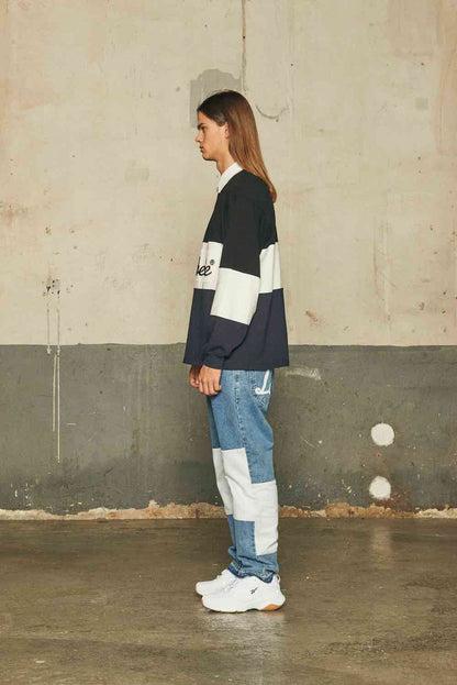 CUT CROP DENIM/LIGHT BLUE