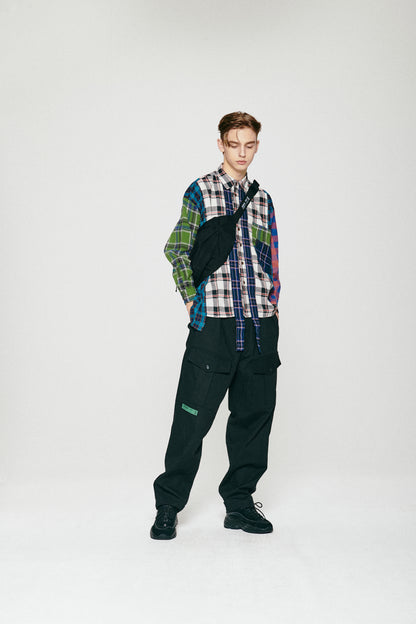 WIDE WORK PANTS / BLACK