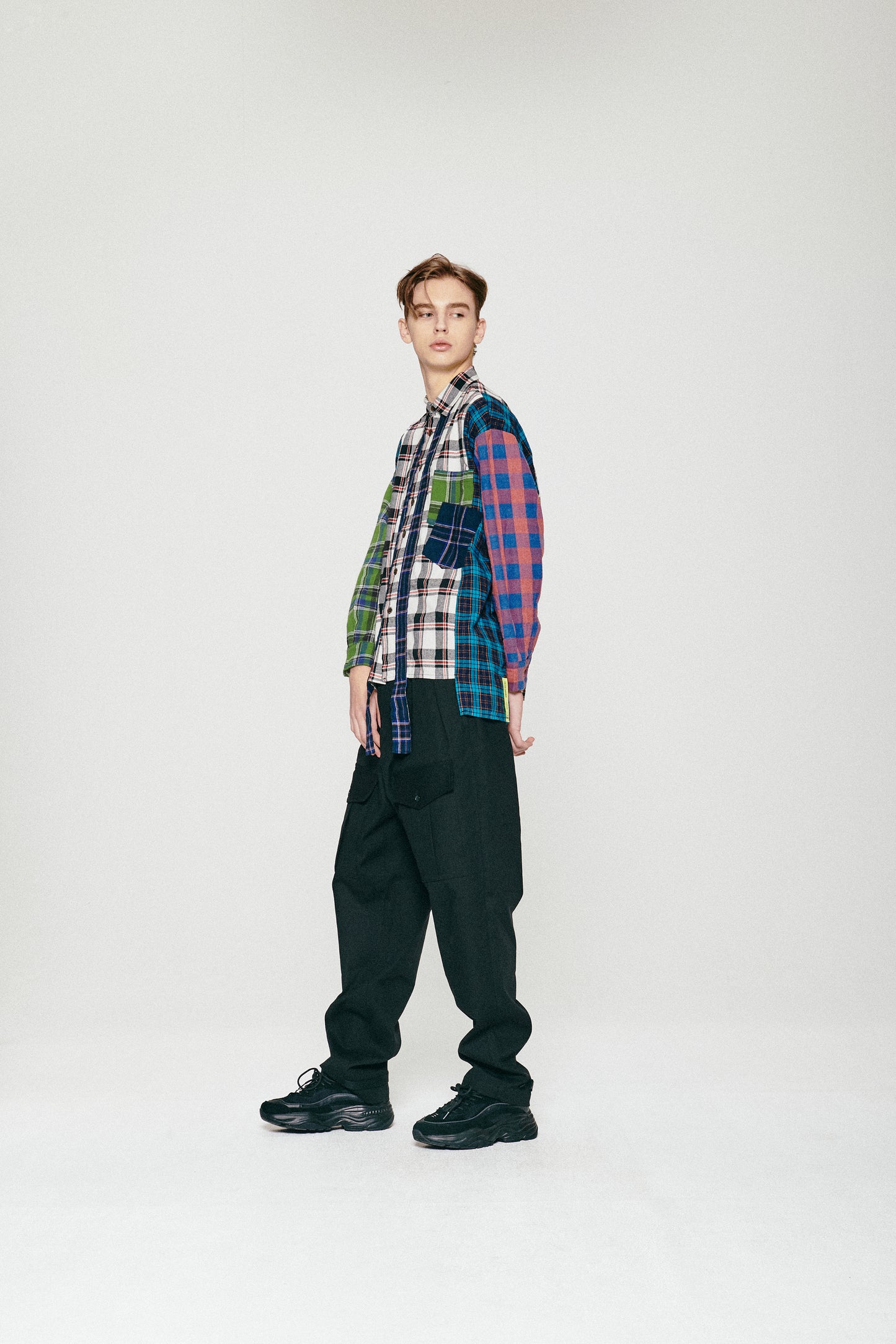 WIDE WORK PANTS / BLACK
