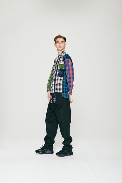 WIDE WORK PANTS / BLACK