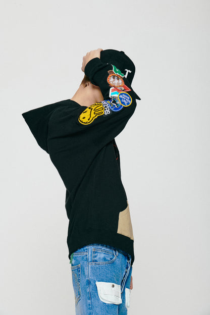 TWOFACE HOODIE / BLACK