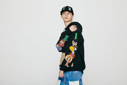 TWOFACE HOODIE / BLACK