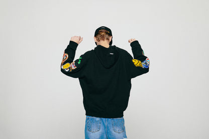 TWOFACE HOODIE / BLACK