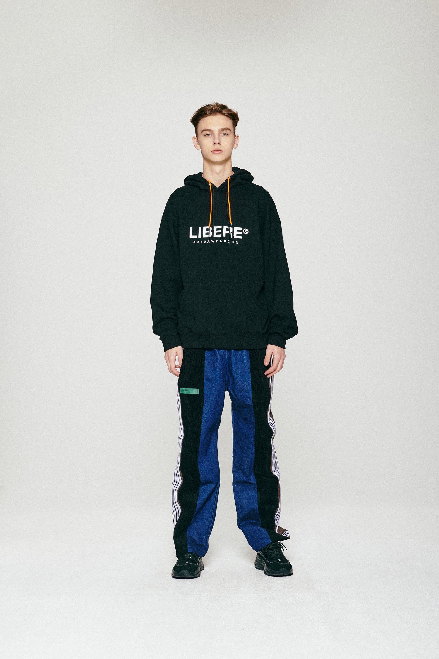 CZ WIDE ZIP PANTS / NAVY