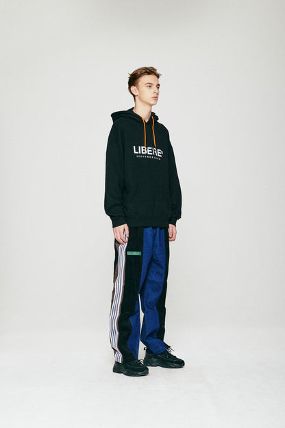 CZ WIDE ZIP PANTS / NAVY