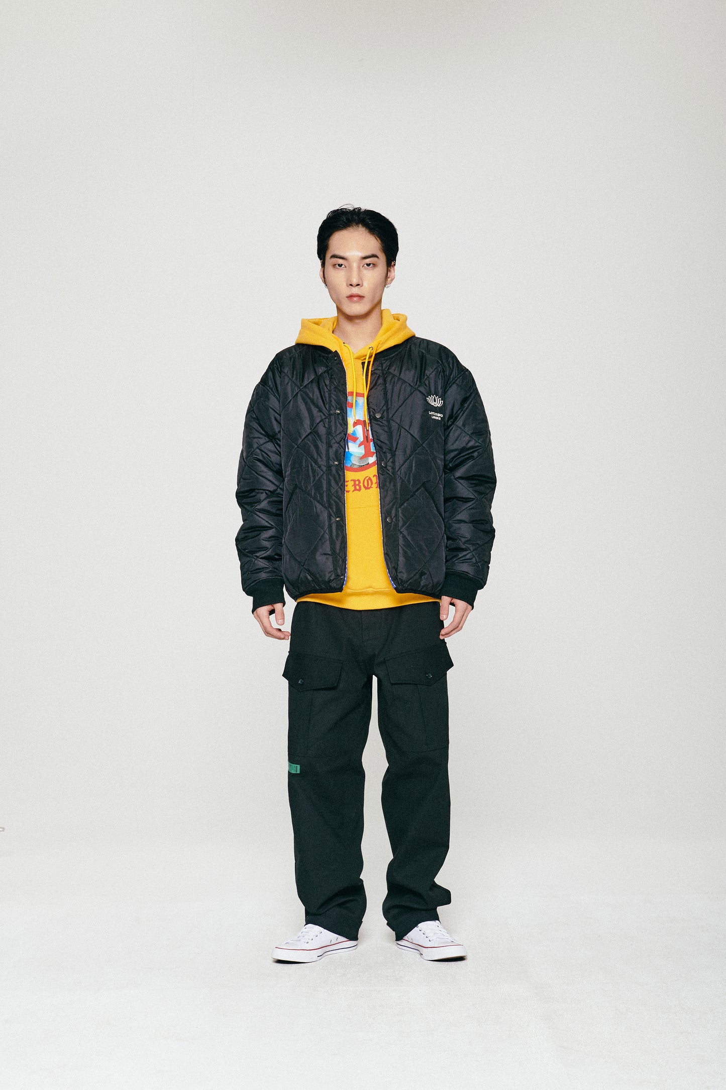 WIDE WORK PANTS / BLACK