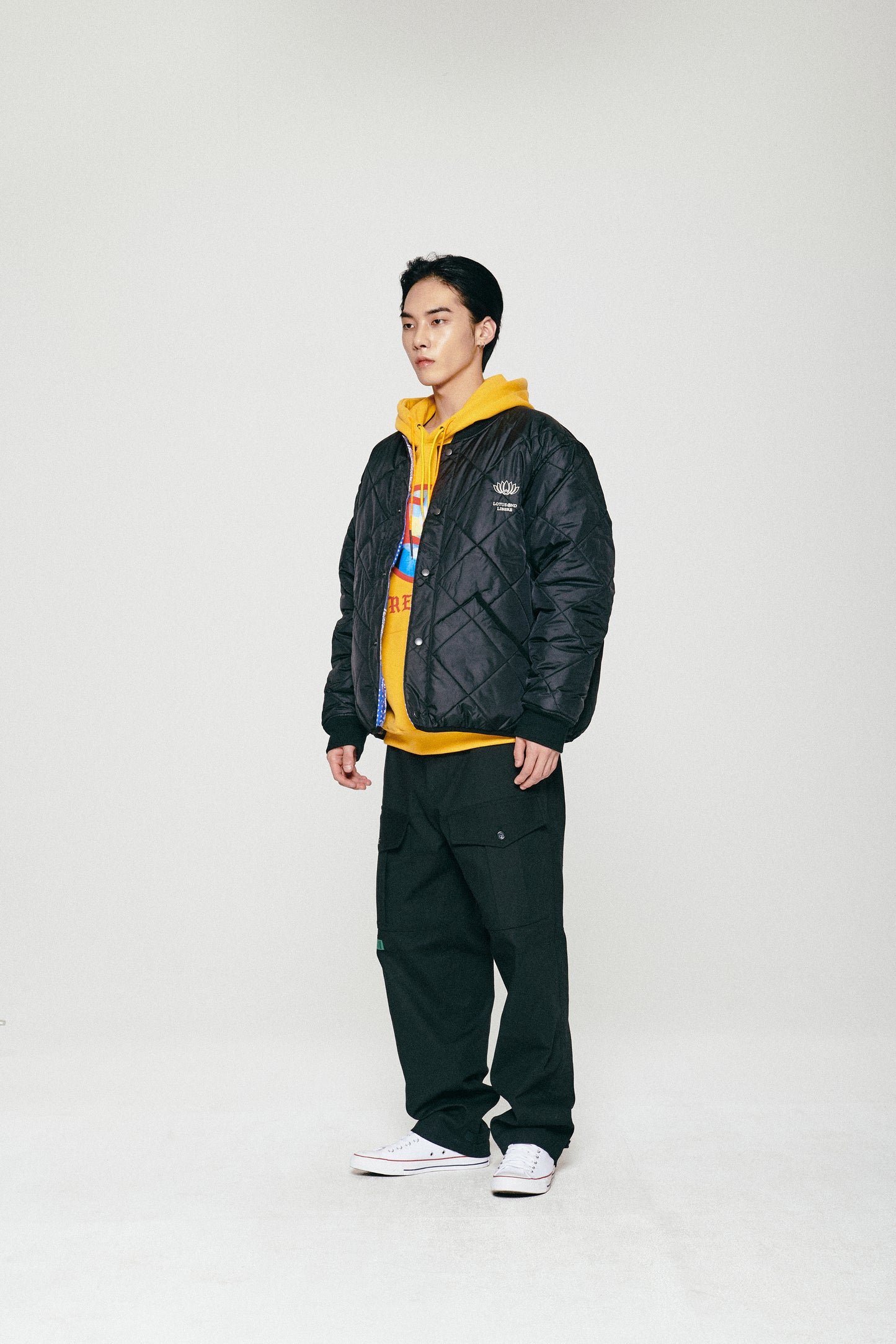 WIDE WORK PANTS / BLACK