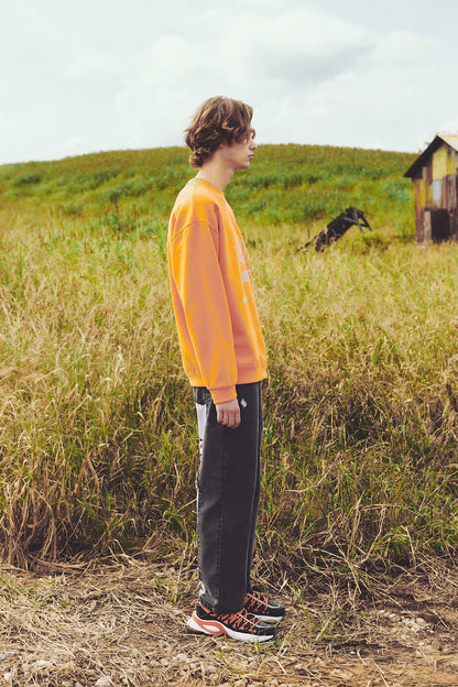 LOTUS SWEATSHIRTS / ORANGE