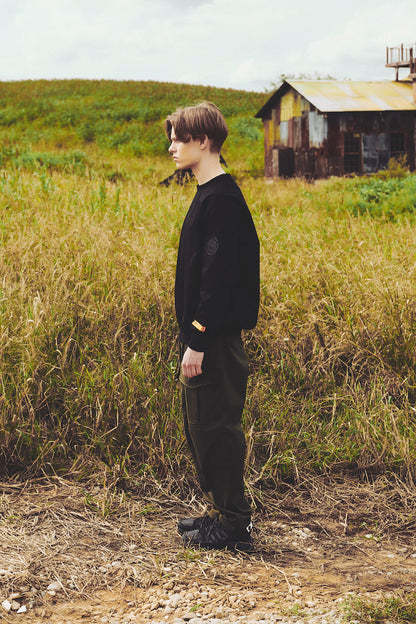 WIDE WORK PANTS / OLIVE