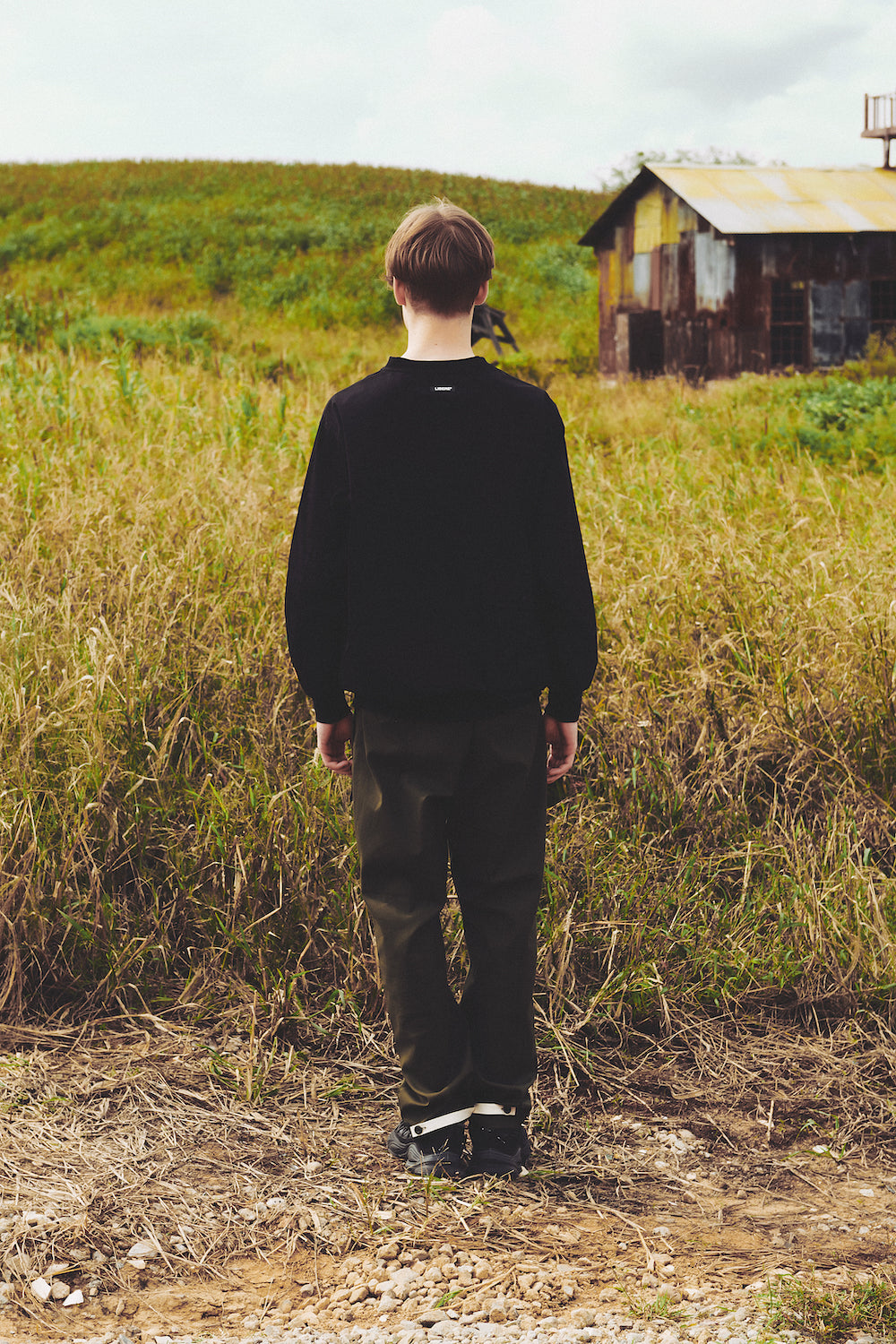 WIDE WORK PANTS / OLIVE