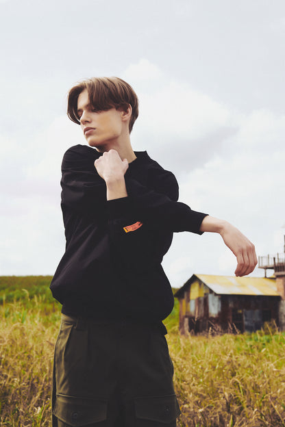 PULLOVER SHIRTS / BLACK