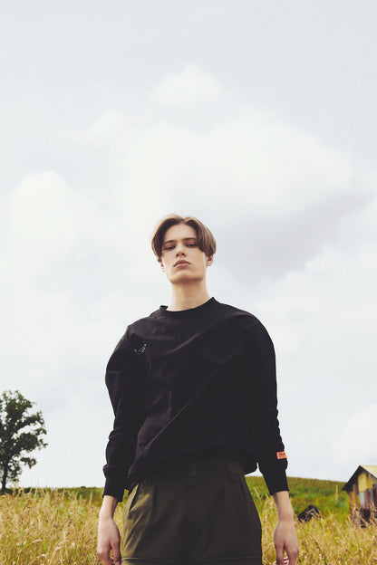 PULLOVER SHIRTS / BLACK