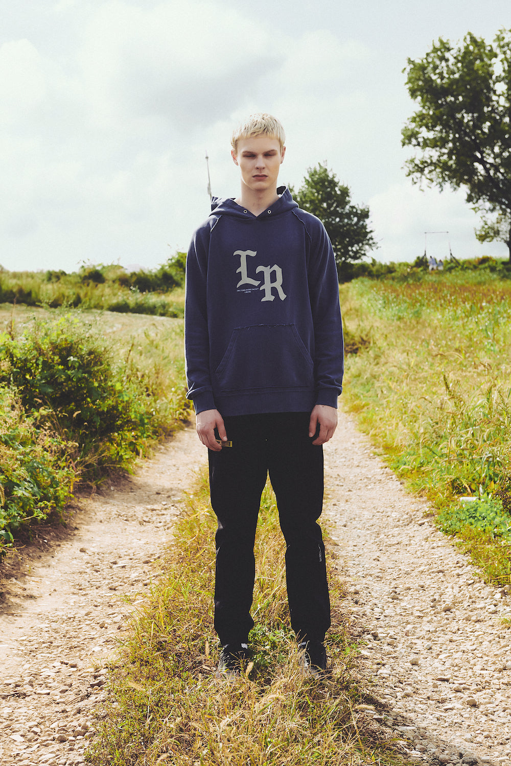 RB RAGLAN HOODIE / NAVY