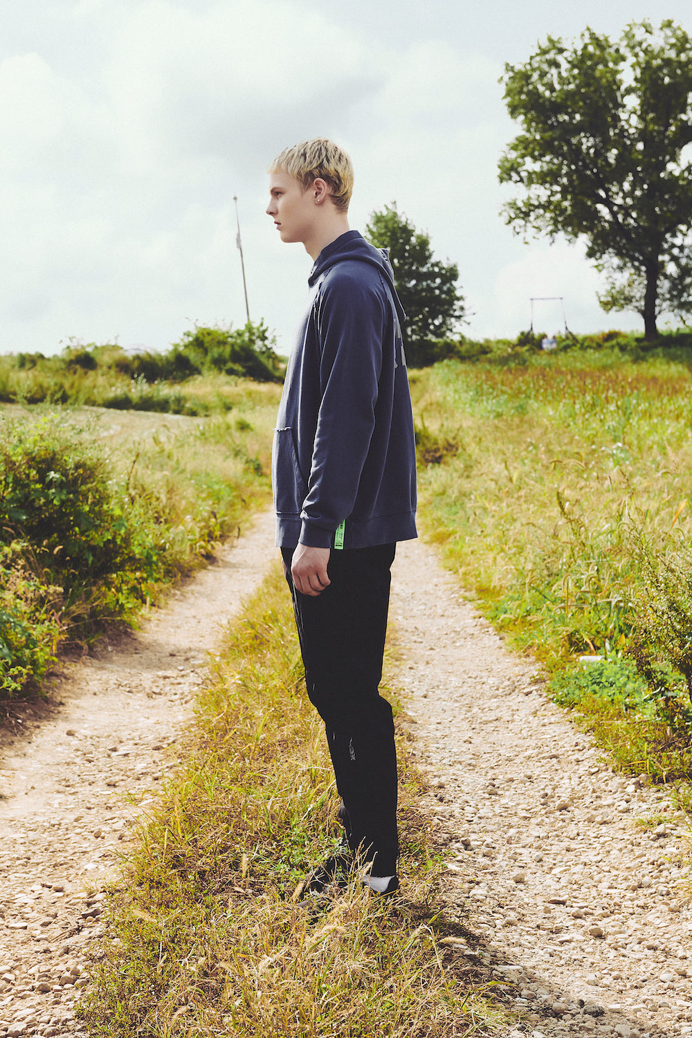 RB RAGLAN HOODIE / NAVY