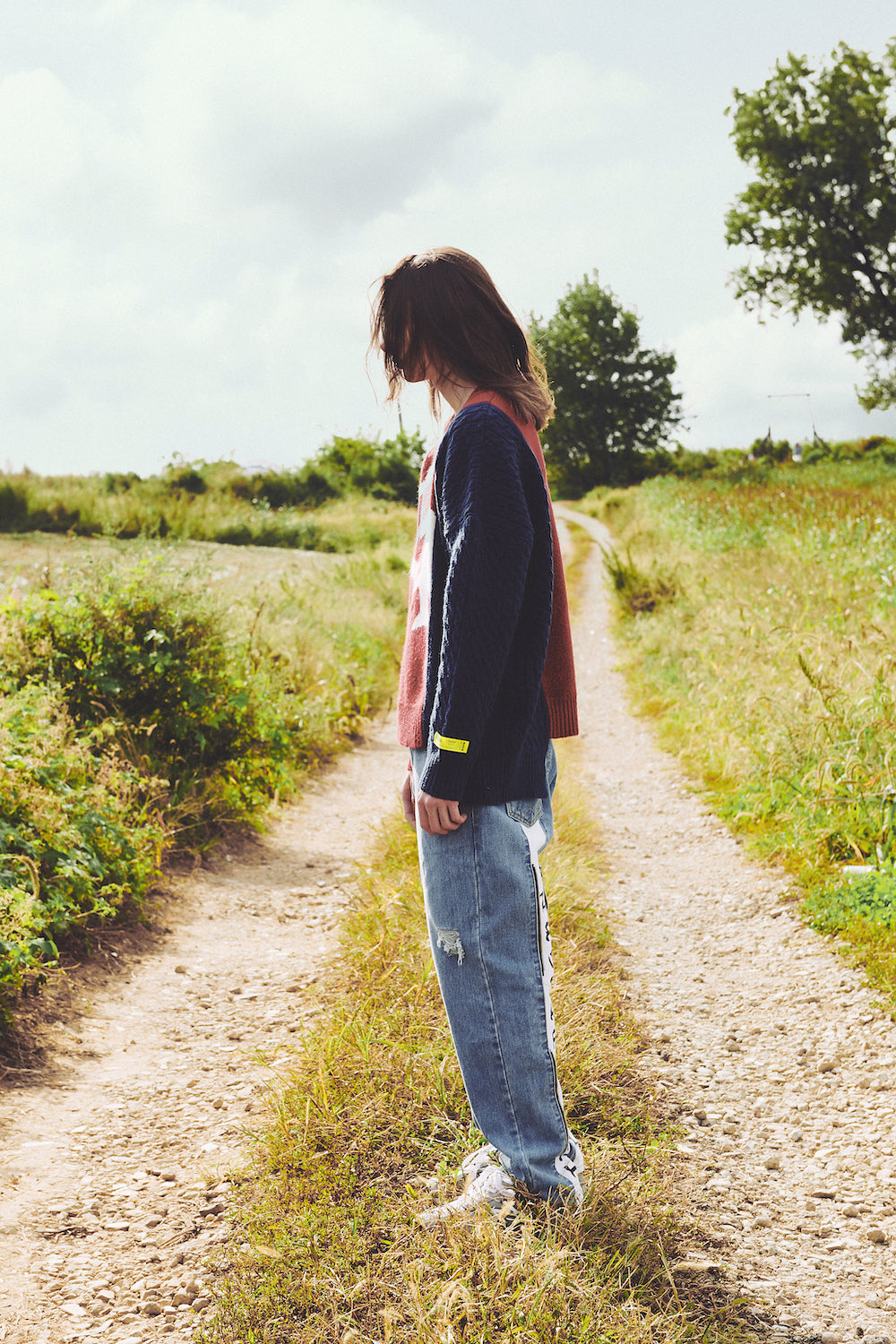 REBORN TWO FACE JEANS / LIGHE BLUE