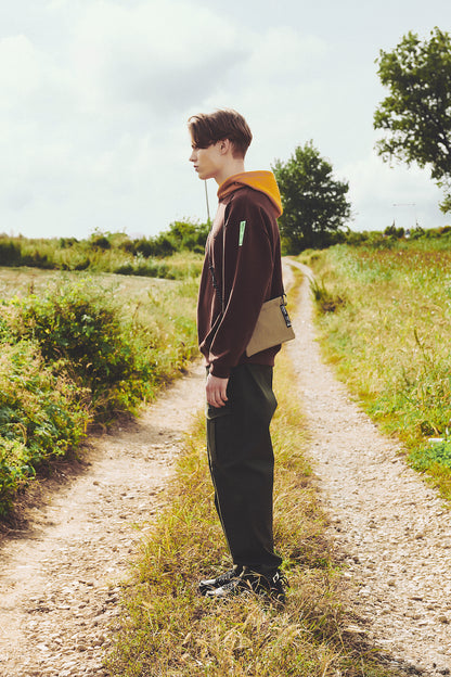 WIDE WORK PANTS / OLIVE