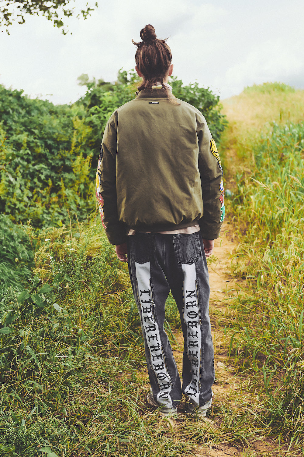 REBORN TWO FACE JEANS / BLACK