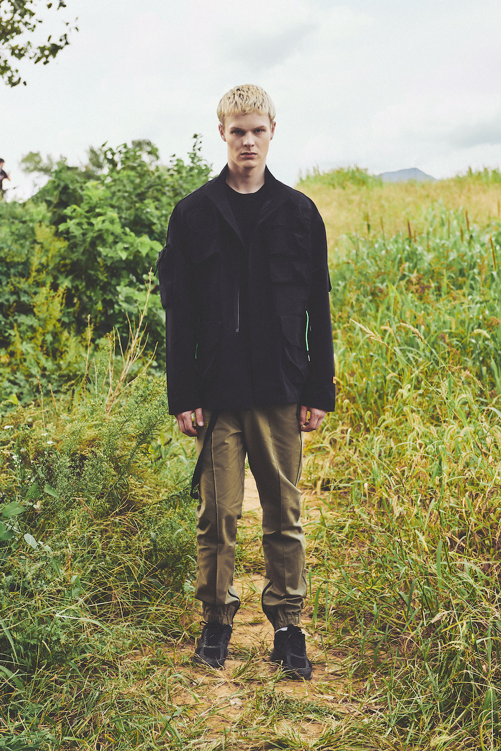 MIL ZIPPER JOGGER PANTS / OLIVE