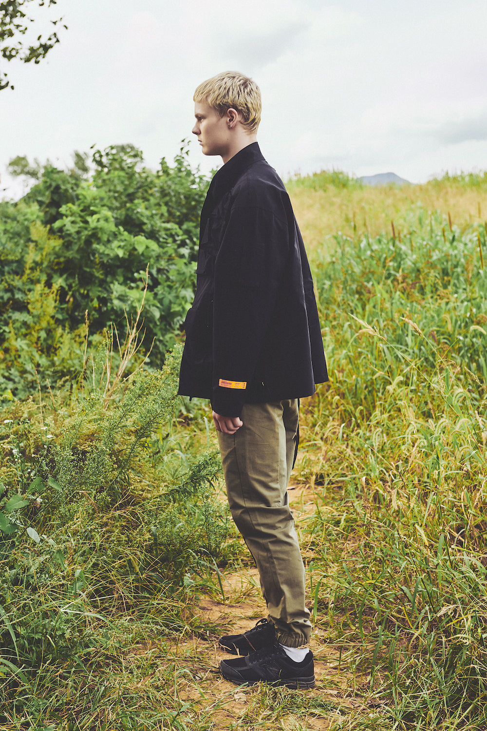 MIL ZIPPER JOGGER PANTS / OLIVE