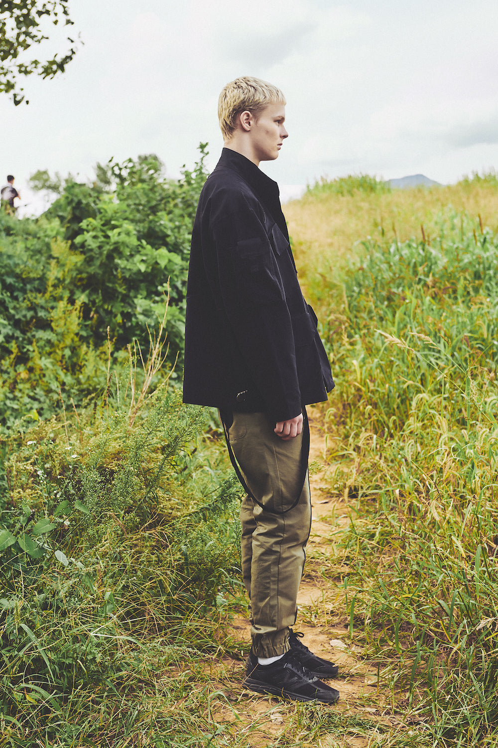 MIL ZIPPER JOGGER PANTS / OLIVE