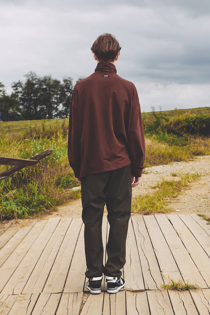WIDE WORK PANTS / OLIVE