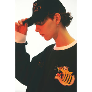 SOUVENIR 5 PANEL CAP / BLACK
