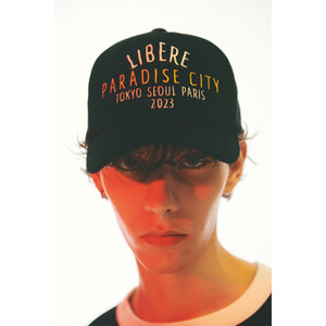 SOUVENIR 5 PANEL CAP / BLACK