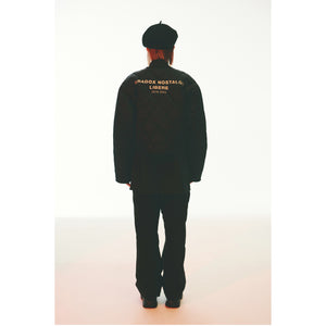 HALF QUILTING JACKET / BLACK
