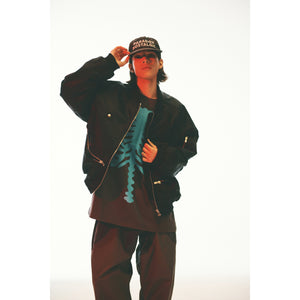 CHUCKLE MA-1 JACKET / BLACK