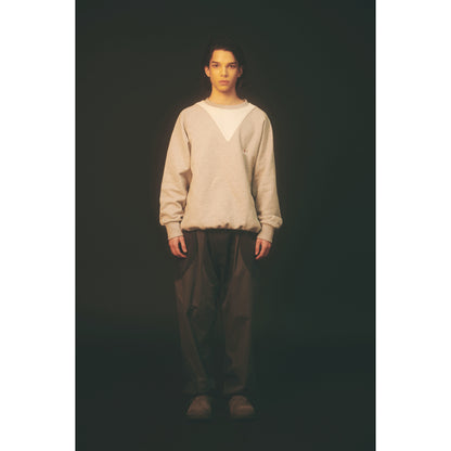 SPORTS CREW SWEAT / GRAY