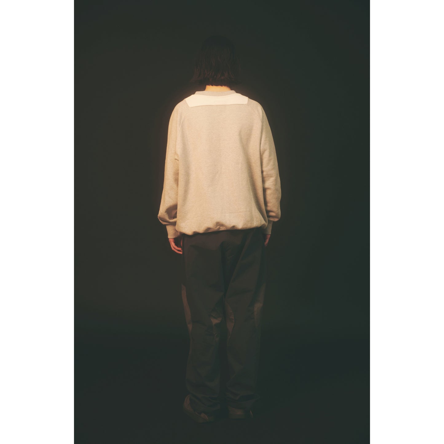 SPORTS CREW SWEAT / GRAY