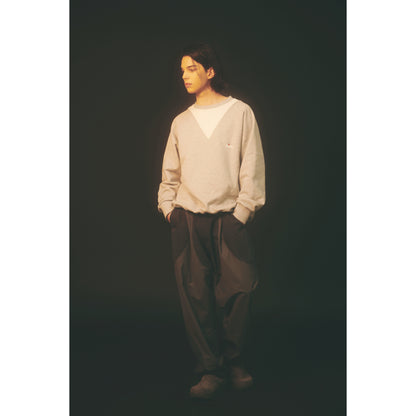 SPORTS CREW SWEAT / GRAY