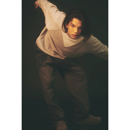 SPORTS CREW SWEAT / GRAY