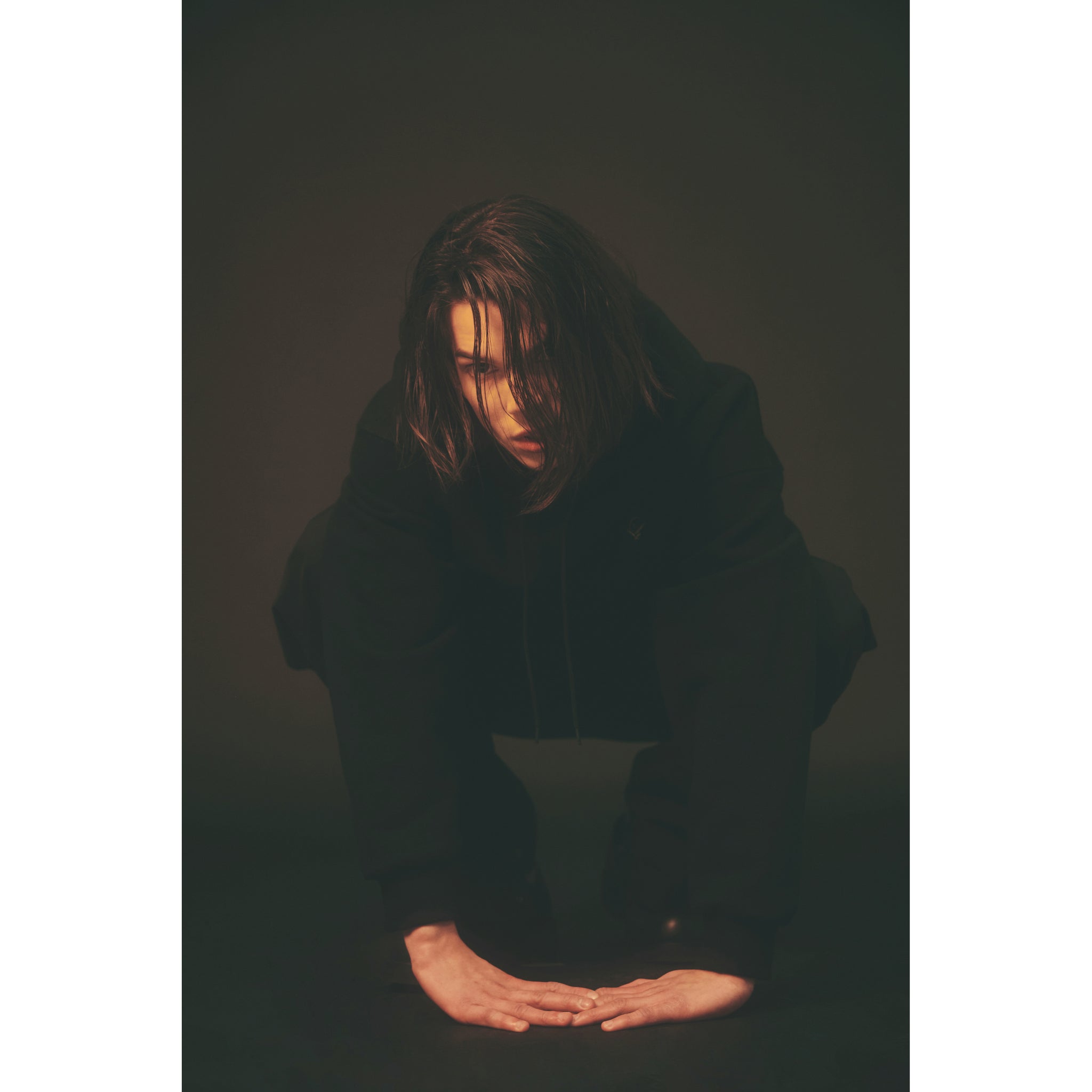 FLOWER HOODIE / BLACK