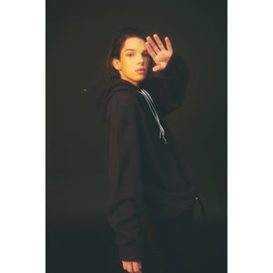 MULTI STRING HOODIE / NAVY