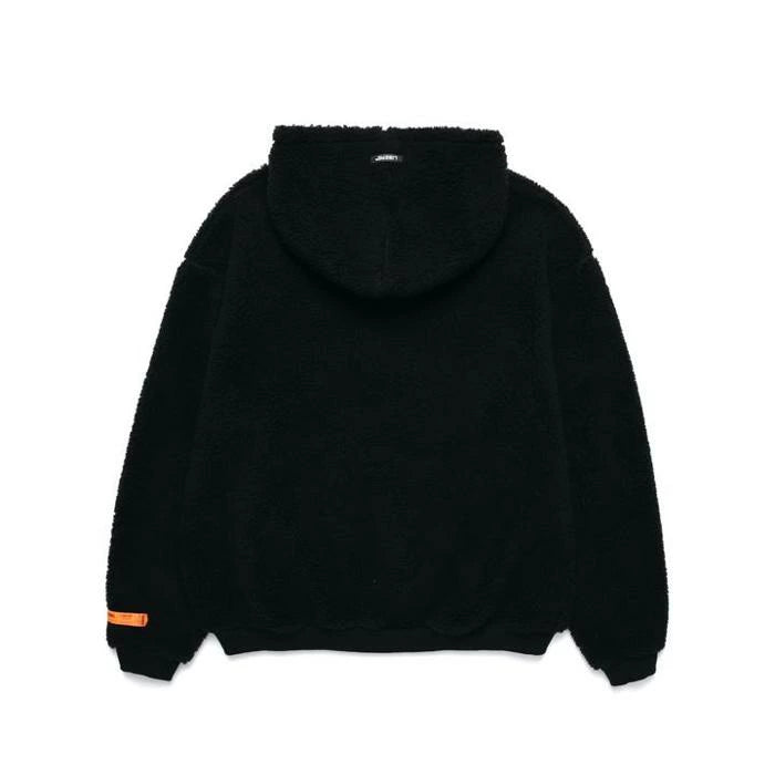 POCKET SHERPA HOOD JACKET / BLACK
